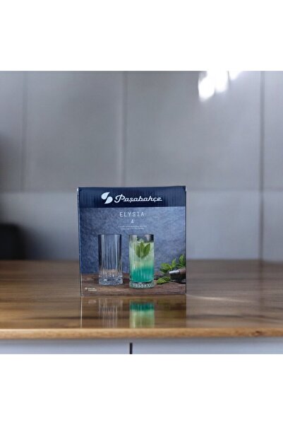 Paşabahçe Set de 4 pahare Long Drink Pasabahce Elysia, Sticlă, 280ml