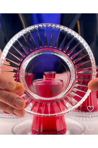 Paşabahçe Elysia Tea Plate 6 Pieces - 54771