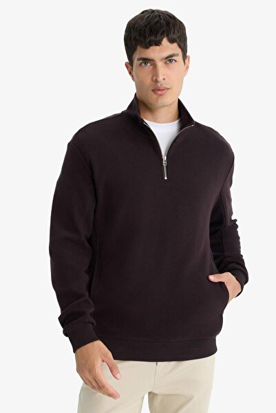 DeFacto Regular Fit Half Zip Sweatshirt E9629Ax25Au