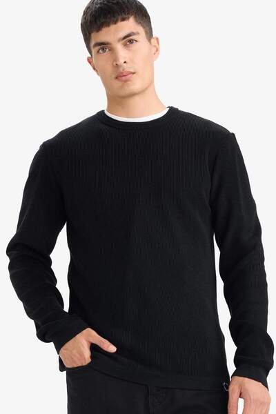 DeFacto Crew Neck Knitwear Sweater F9225Ax25Au