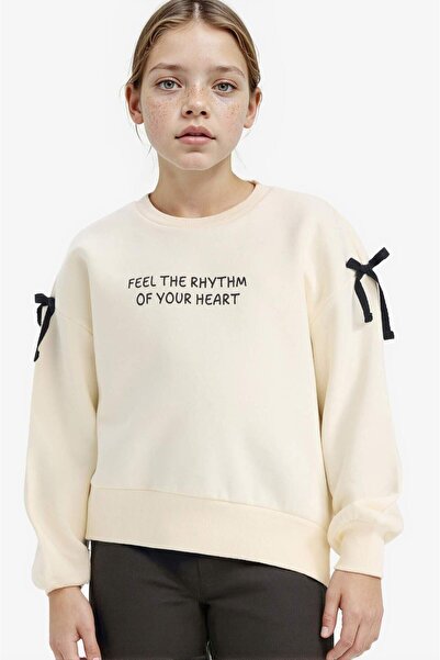 DeFacto Υπερμεγέθης φούτερ με στάμπα, μαλακό με χνούδι εσωτερικά, για κορίτσι...