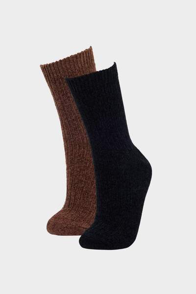 DeFacto Women's 2-Pack Winter Socks F8879Axns