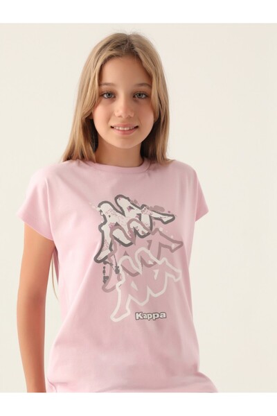 Kappa Tricou pentru fete cu vârsta între 5-15 ani - Roz