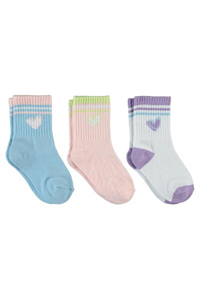 Civil Girls Κάλτσες για κορίτσια Heart 3-pack για ηλικίες 2-12 ετών - Standard