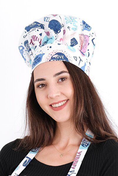 sevilya Adjustable Chef's Beret Adjustable Chef's Hat Chef Hat Patterned Chef...