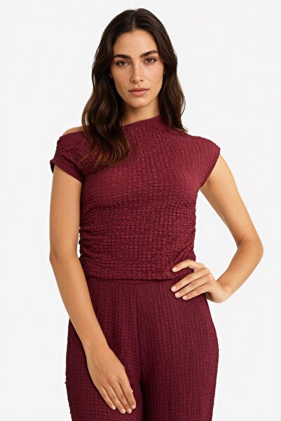 DeFacto Slim fit Uska kroj Bluza sa jednim ramenom G2703AX25AU