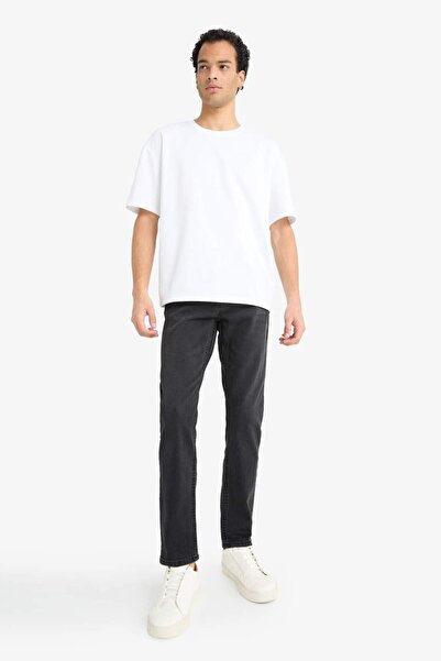 DeFacto Pedro Slim Fit Narrow Fit Regular Waist Narrow Leg Jeans F2922Ax25Au