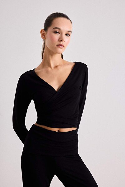 DeFacto Belted Long Sleeve T-Shirt F8572Ax25Wn