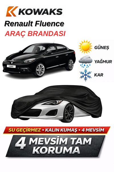 KOWAKS Renault Fluence Oto Branda, Araba Brandası, Siyah