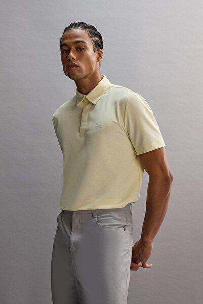 DeFacto Standart Fit Polo Yaka Basic Düz Sporcu Dokuma Kısa Kollu Tişört F863...