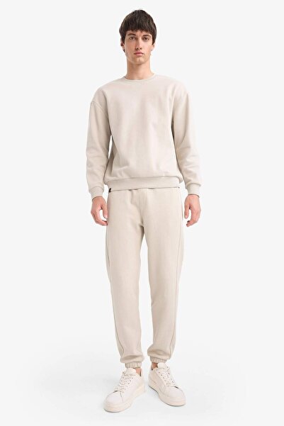 DeFacto Slim Fit Slim Fit Zipper Pocket Pique Sweatpants D5258Ax25Au