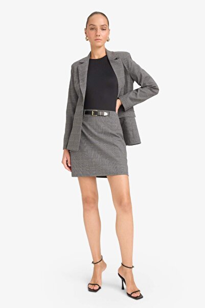 DeFacto Fusta mini cu talie înaltă în formă de A D3062AX25AU