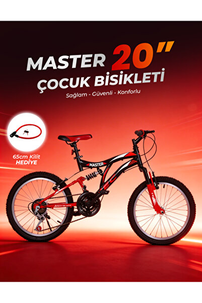 Belderia 20" Çift Amortisörlü Bisiklet 21 Vites