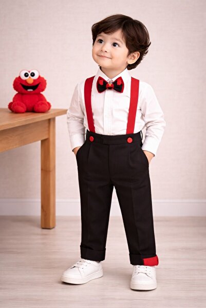 tubibebe Elmo Konsept Doğum Günü Kıyafeti - Susam Sokağı Konsept