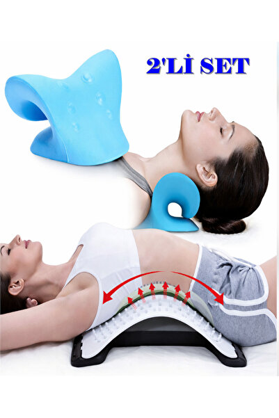 Reidan 2'li Set Bel Egzersiz Destek Masaj Aleti Oval Traksiyon Cihazı Boyun D...