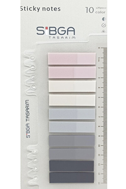 sibga tasarım Transparent Postit Post Iit Semn de carte din plastic Postit St...