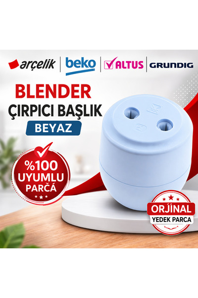 Beko 2166 Blender Çırpıcı Başlık Beyaz Orjinal Yedek Parça