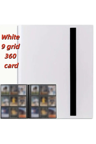 Choice White 9 grid-360 160/360/480/540 Cards Capacity Pocket Holder Binders ...