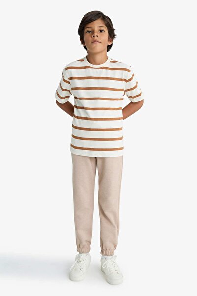 DeFacto Jogger Bej Erkek Çocuk Eşofman Altı E9482A8/BG387