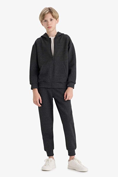 DeFacto Elastic Waist School Jogger Sweatpants for Boys E9455A825Au