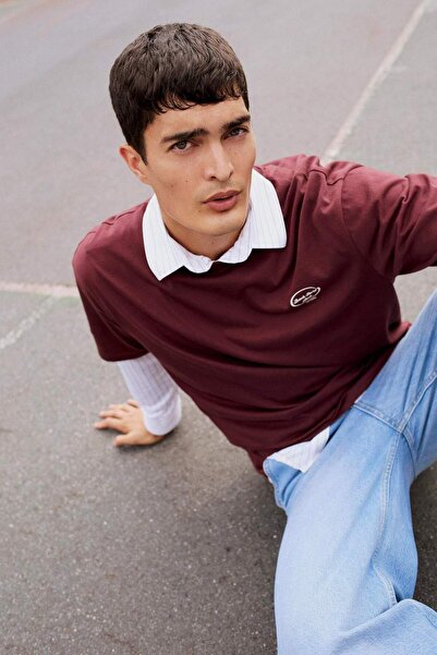 DeFacto 100% памучна тениска с бокс кройка и принт E9526AX25AU