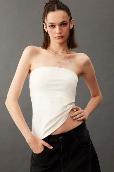 DeFacto Bluză fără bretele G0510AX25SM