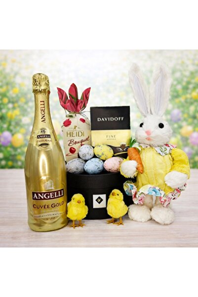 velve Pachet HappyEaster, iepuras si puisori decorativi, Cafea Fine Aroma,Hei...
