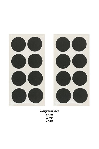 Adilon Pasific Zemin Koruyucu 50 mm Siyah Keçe, Ses ve Çizik Önleyici Siyah M...