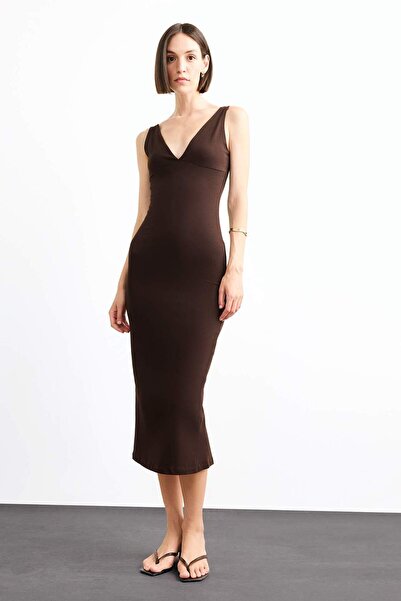 DeFacto Αμάνικο φόρεμα με λαιμόκοψη V G0390AX25SM