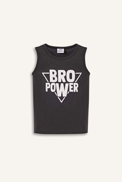 DeFacto Crew Neck Printed Undershirt Baby Boy E1241A525Hs