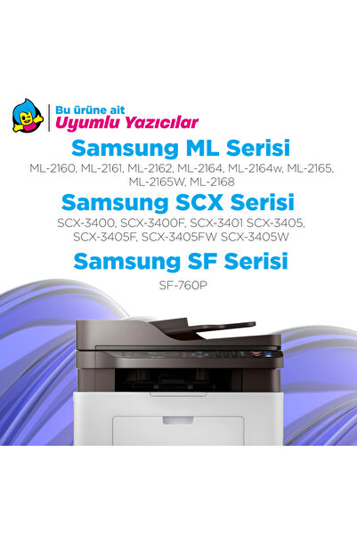 tonermax Samsung MLT-D101S / ML-2160 / ML-2165 / SCX-3400 / SCX-3405 / SF-760 Muadil Toner