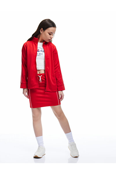 Koton Tie-Up Mini Skirt with Elastic Waist