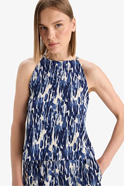 DeFacto Bluza bez rukava sa običnim krojem i lađastim izrezom Sa deznom F4448...