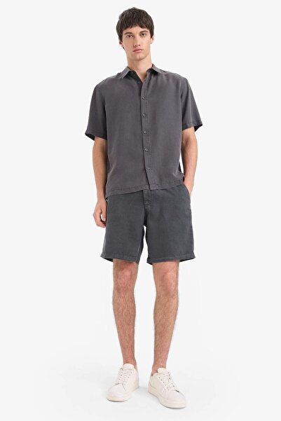DeFacto Relax Fit Tencel Bermuda-Shorts E0804AX25SM