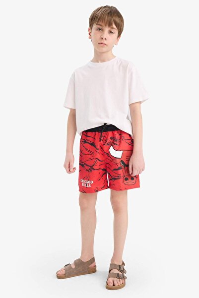DeFacto Nba Chicago Bulls Sea Shorts Boys E6484A825Hs