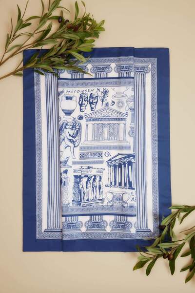 DeFacto Γυναικείο Φουλάρι με θέμα Ephesus F5205AXNS