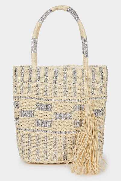 DeFacto Women's Straw Shoulder Bag E1512Axns