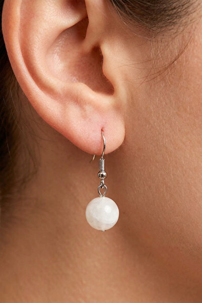 Taş Sandığı Ay Taşı Küpe