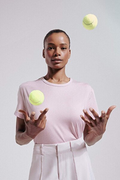 DeFacto Tricou sport cu mânecă scurtă și guler rotund E2540AX25SM