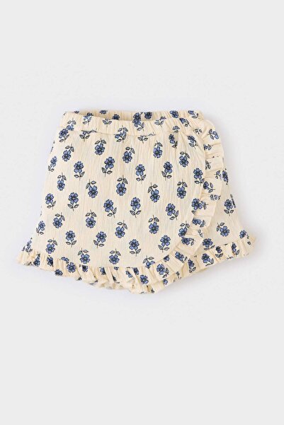 DeFacto Φλοράλ Σορτς Φούστα για Κοριτσάκι E5550A525SM