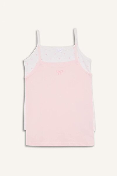 DeFacto Girl's Patterned 2-Piece Undershirt E8139A825Sp