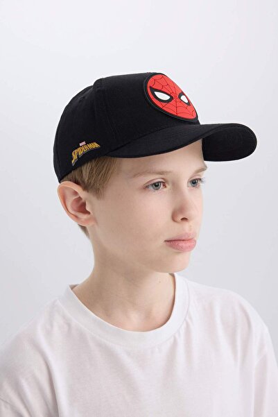 DeFacto Marvel Spiderman Cotton Cap Hat Boy's X0356A625Sm
