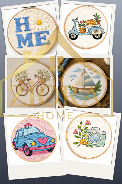 ZİORA HOME GEMİ, BİSİKLET, ARABA, MOTOR ŞABLONLU PUNCH İŞLEME SETİ