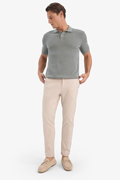 DeFacto Pantaloni cu picior drept, cu potrivire personalizată, care se întind...