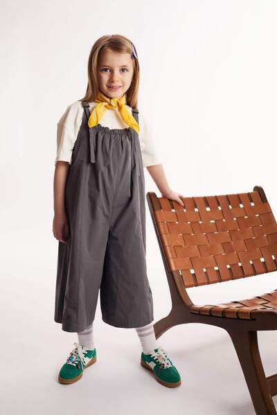 DeFacto Дівчачий комбінезон з підвіскою з попліну E2277A825SM