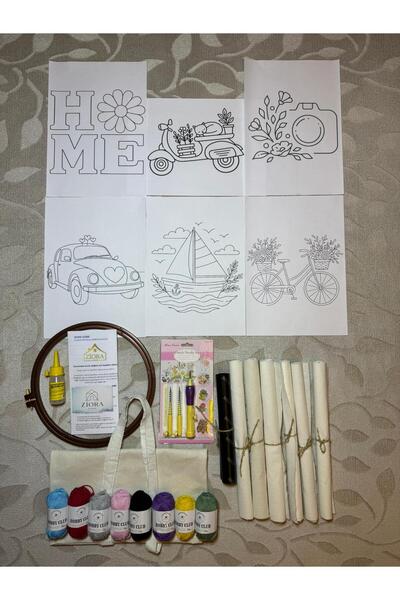 ZİORA HOME Ship, Bicycle, Car, Motorcycle Template Punch Processing Set