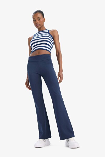 DeFacto Pantaloni sport Flare Fit efect modelator talie înaltă E7757AX25SP