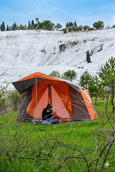 OBA ÇADIR 2 ODALI KAMP ÇADIRI 4-6 KİŞİLİK ( KAPI SİNEKLİKLİ )