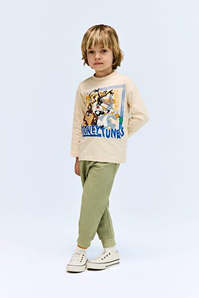 DeFacto Looney Tunes Crewneck hosszú ujjú póló Baby Boy E4708A525SP