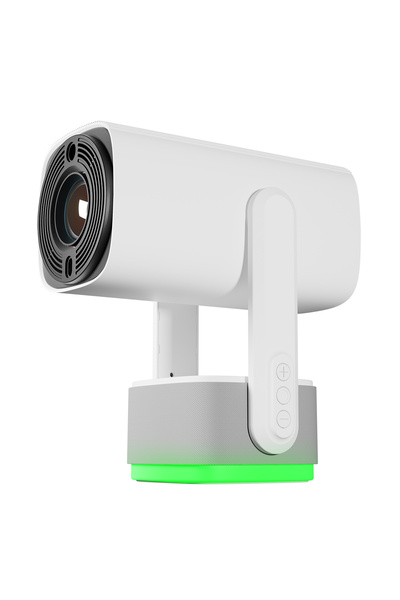 Everest PJ08 Beyaz 5200mAh Otomatik 720P HD 4K Destekli 5200 Lümen Android 11...